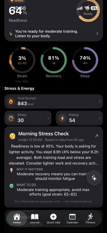 Morning Stress Check