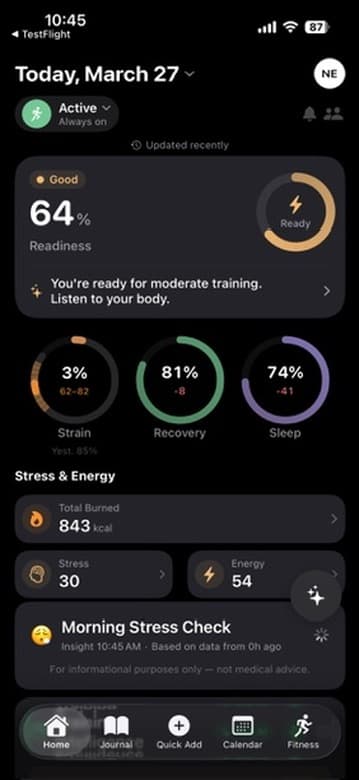 Daily Readiness