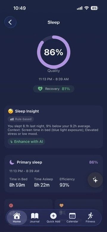 Sleep Analysis