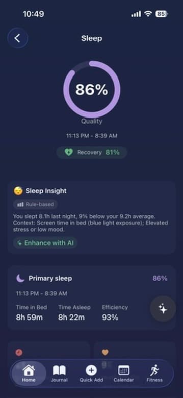 Sleep Analysis