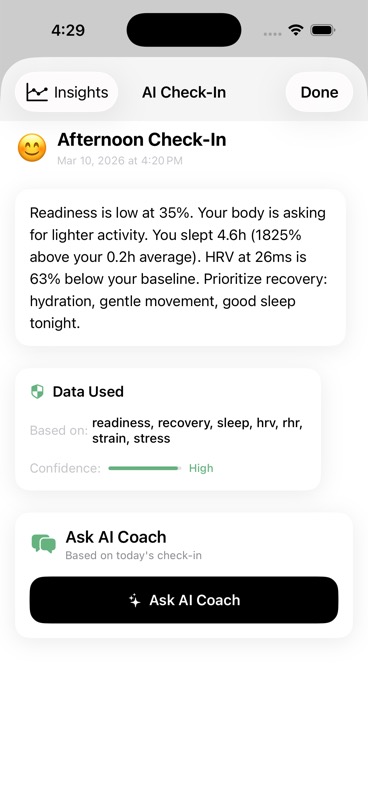 Daily Check-In