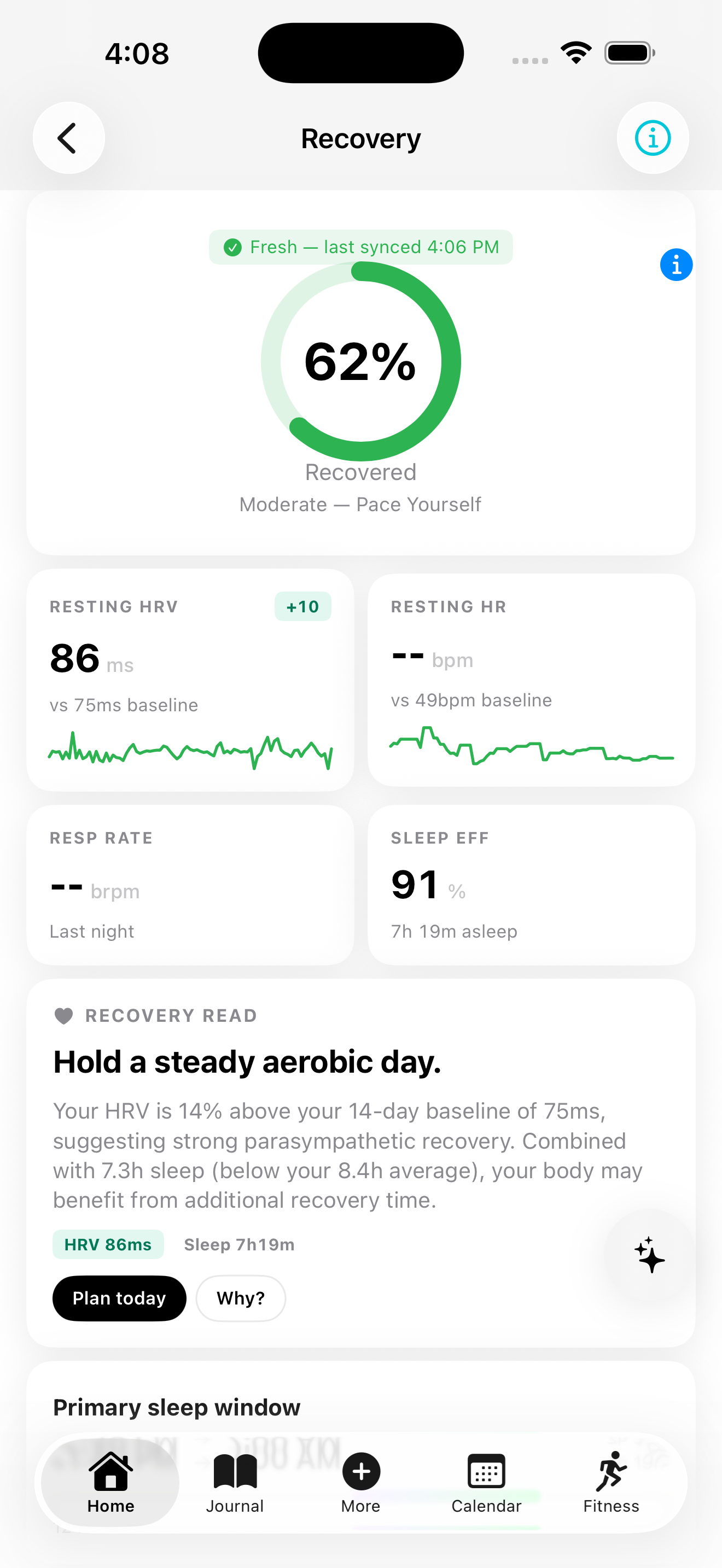 Coach-assigned workouts with context
