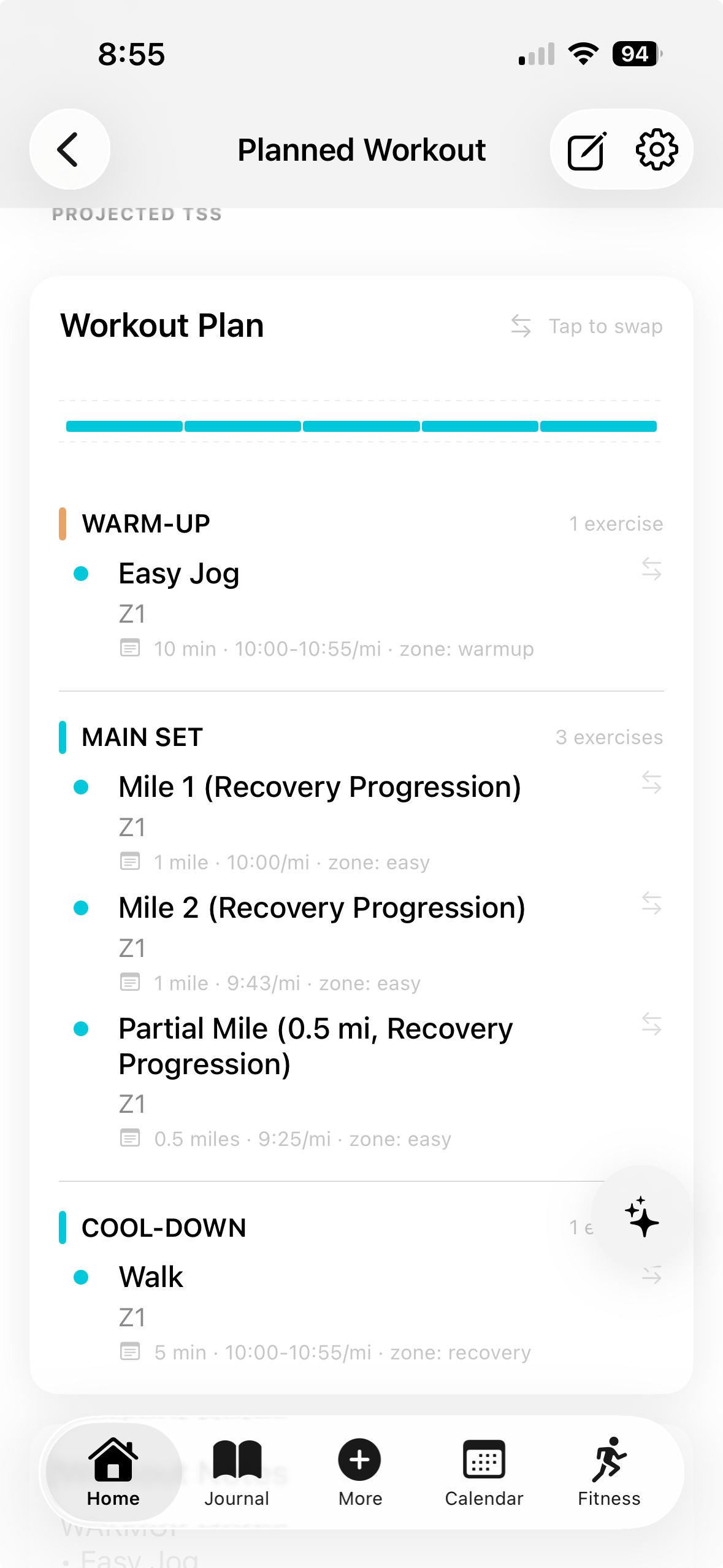 Planned Training